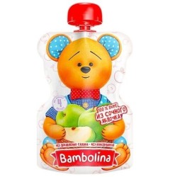 Пюре Bambolina яблоко с 4 мес. 90 г