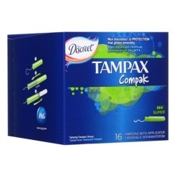 Тампоны Tampax Дискрит компак супер с аппликатором 16 шт.